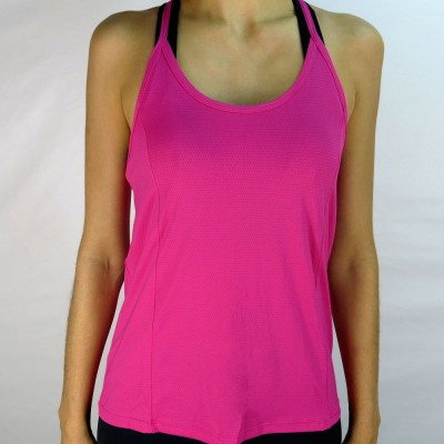 531 -  Camiseta Fitness Com Alça Mariella Moda 