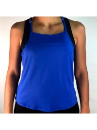 Camiseta Fitness Com Alça Mariella Moda