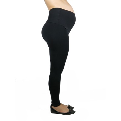 590 - Legging Para Gestante Mariella Moda Preto 